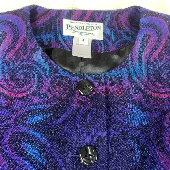 🎅🏻Vintage Pendleton Virgin Wool Jacket - Picture 6 of 10